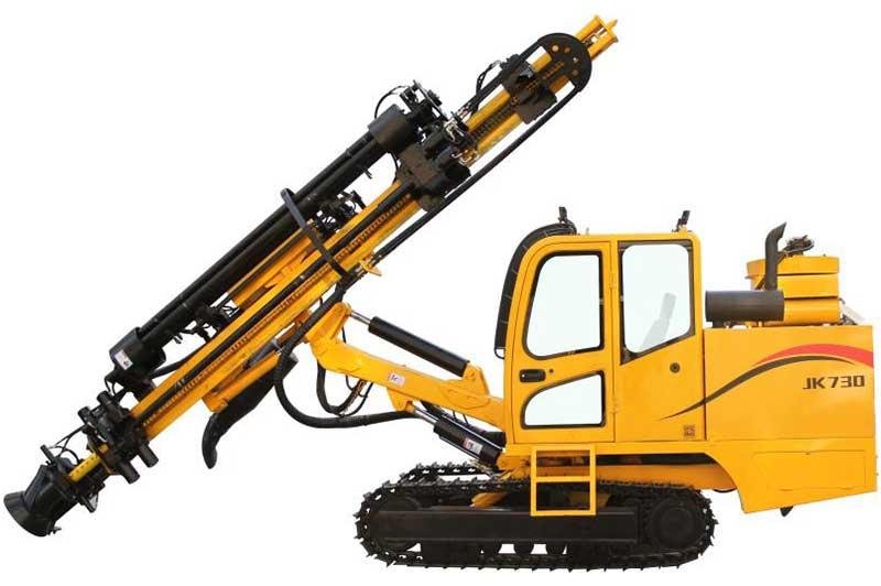 JK730 Automatic Crawler Mounted DTH Drilling Rig 2