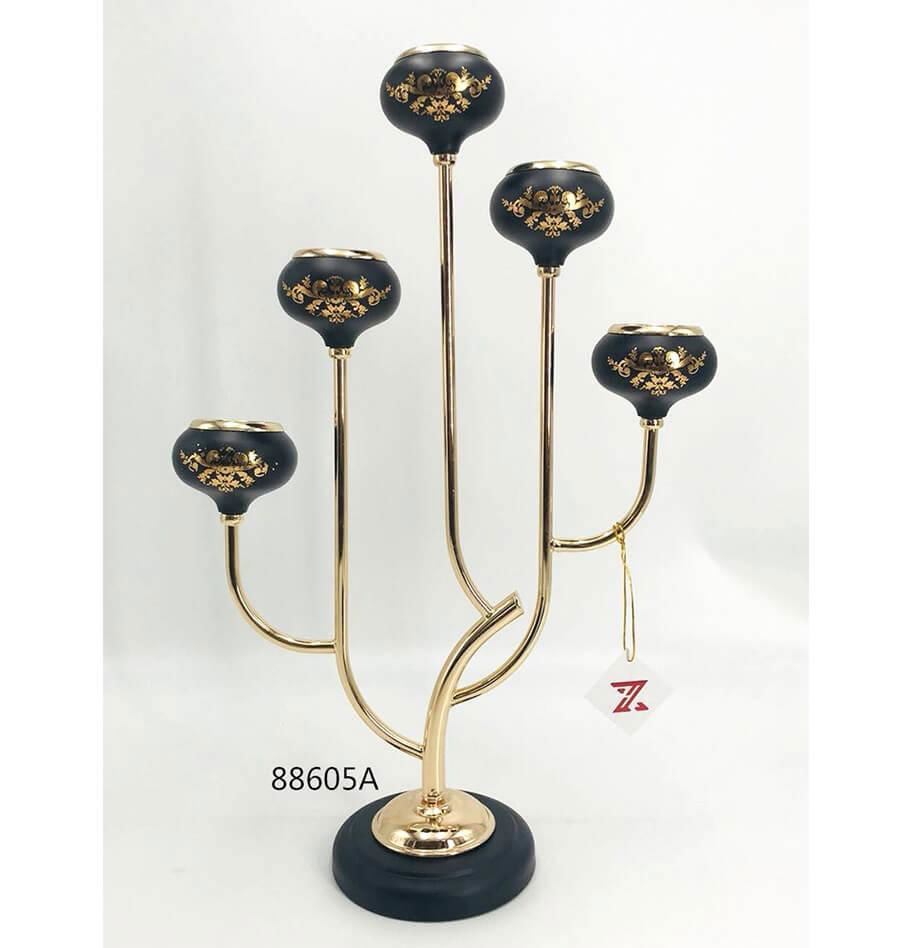 Black Gold Candle Holder