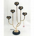 Black Gold Candle Holder 1