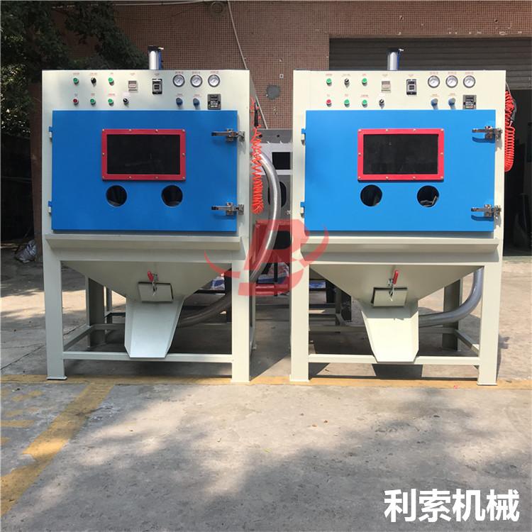 電木批量處理設備-利索滾籃式自動噴砂機 4