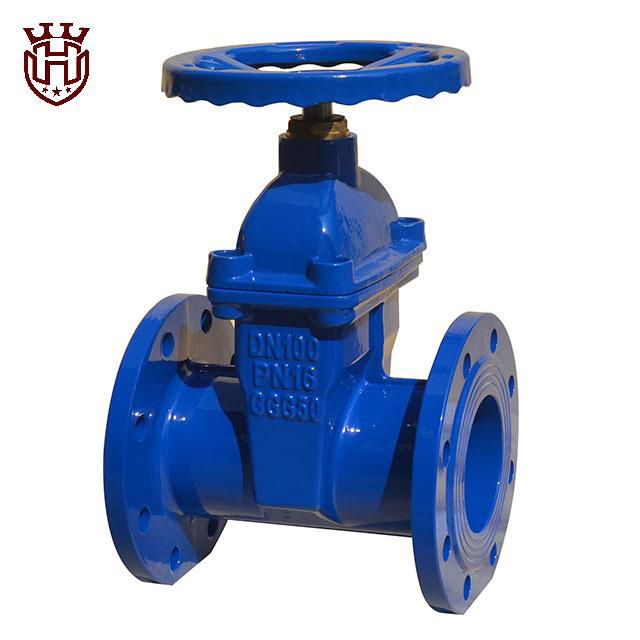 BS5163  gearbox Resilients seate Gate valve 2