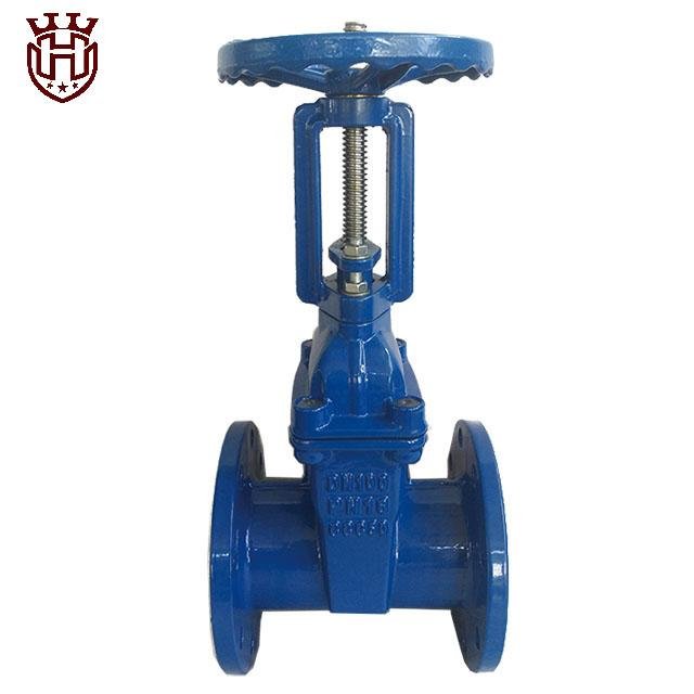 BS5163  gearbox Resilients seate Gate valve 3