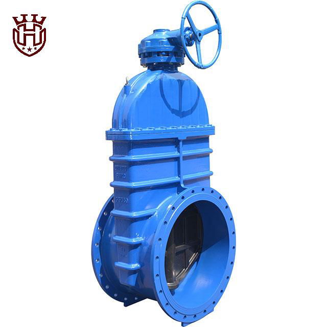 BS5163  gearbox Resilients seate Gate valve 4