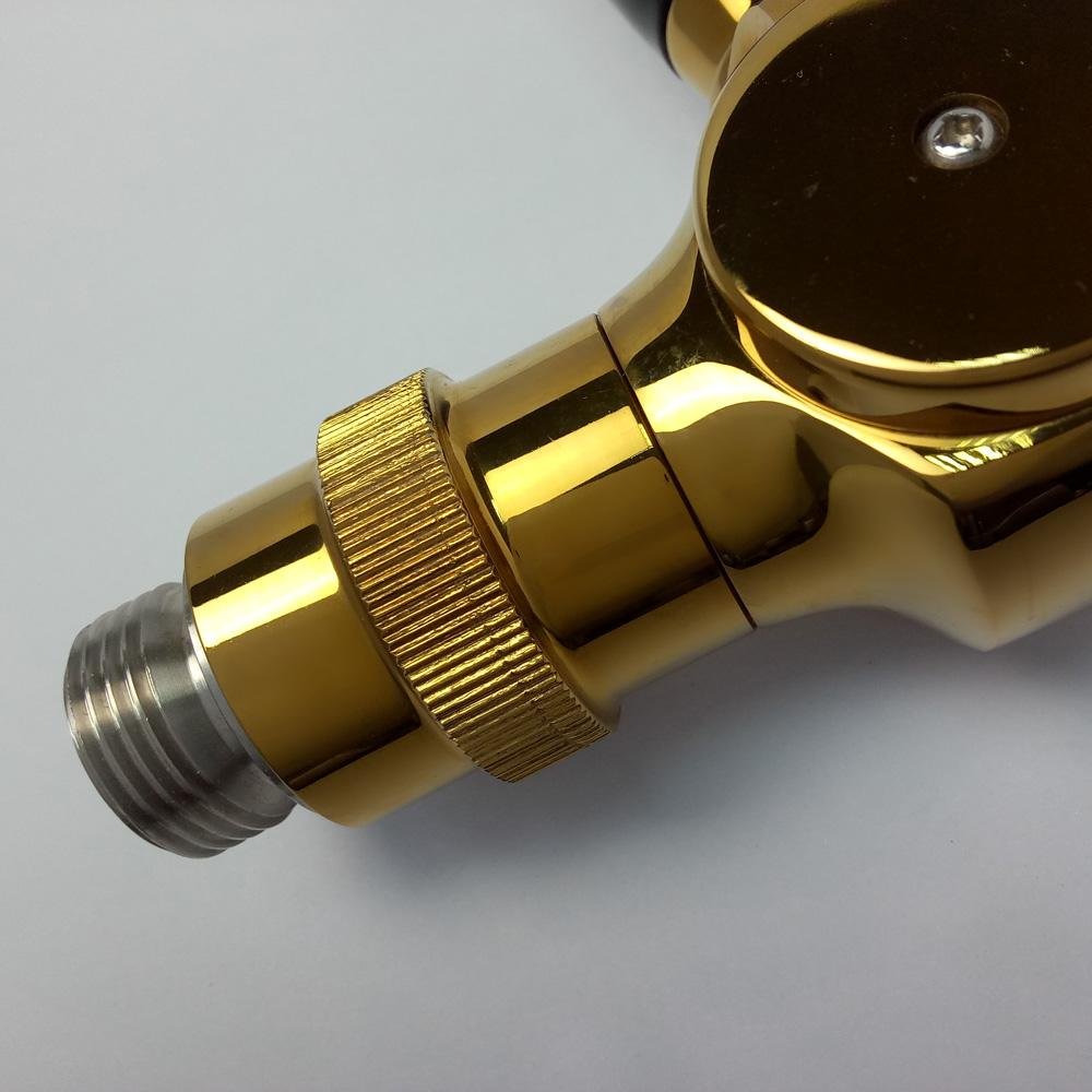 spherical PVD gold plated brass beer tap types stout beer dringking 2