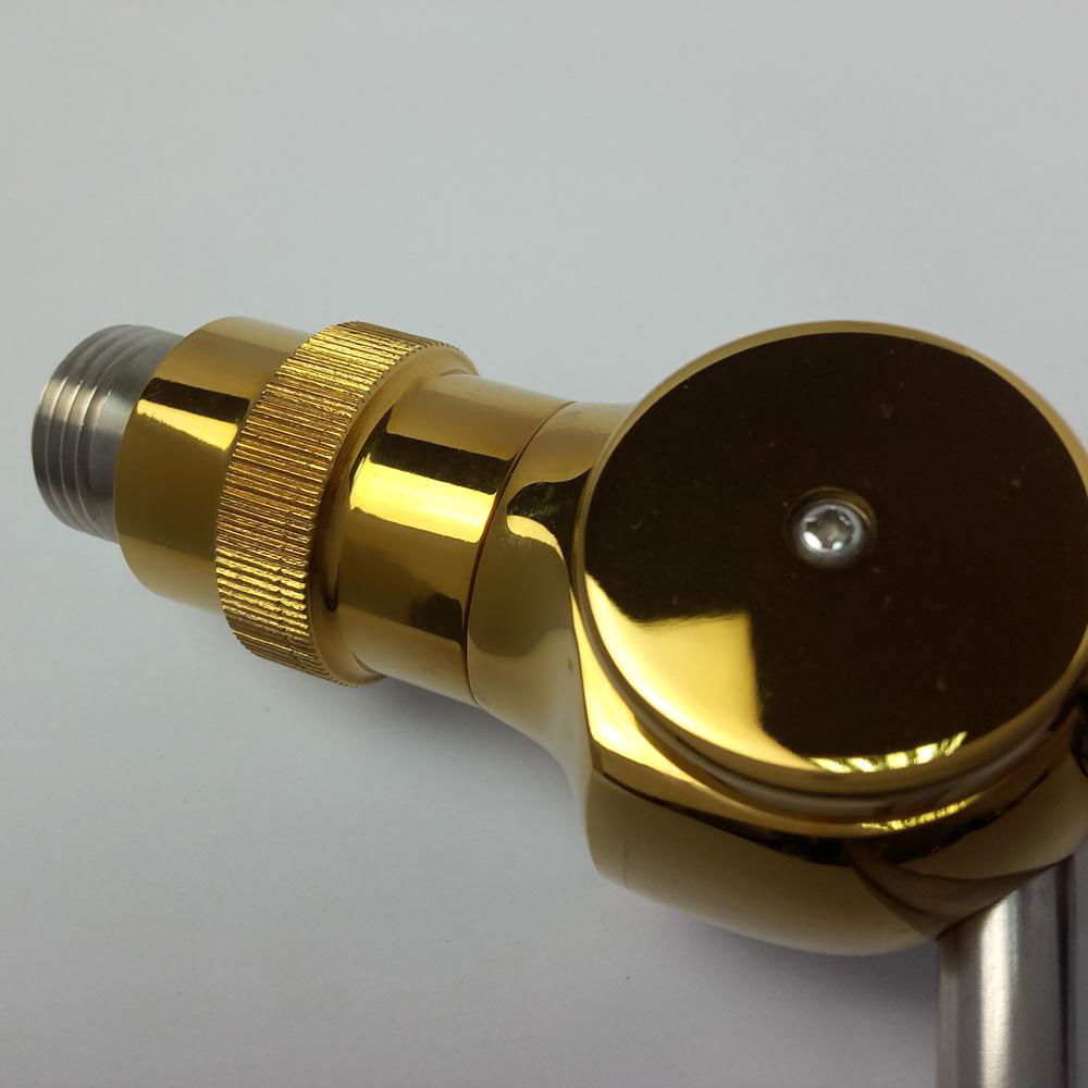 spherical PVD gold plated brass beer tap types stout beer dringking 5