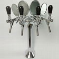 4 way chrome plated brass cobra beer