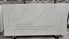 Hot Calacatta Quartz stone slab thickness 15-30mm