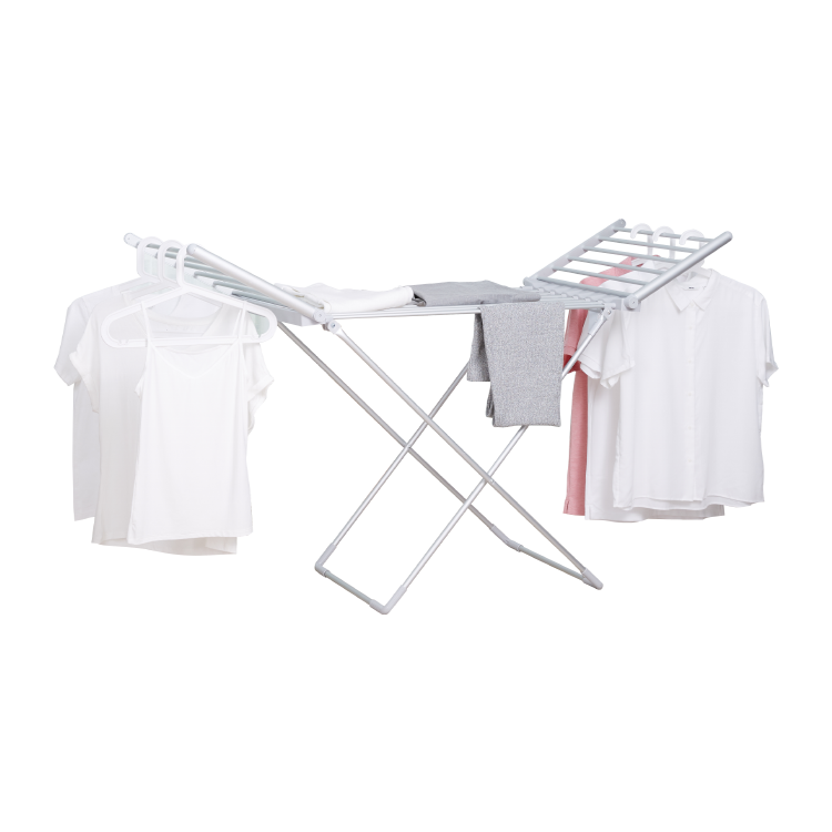 Household balcony aluminium folding portable laundry rack cloth stand electric c