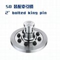 Trailer parts King Pin 2 inch Bolted