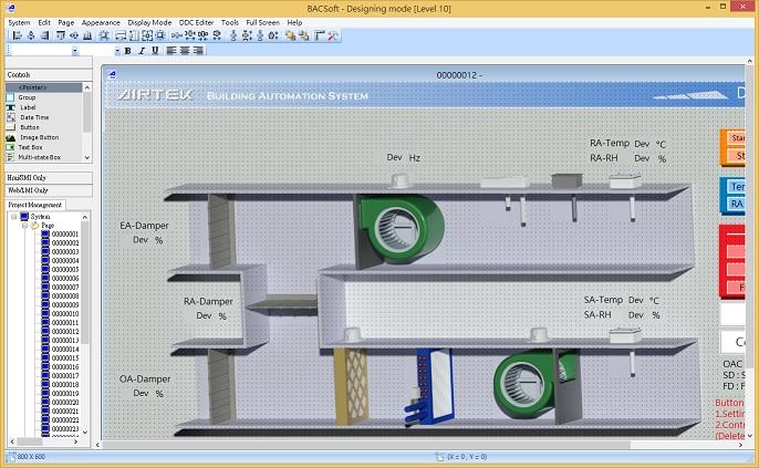 BACnet 工作站监控软体