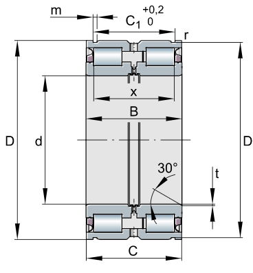 SL04-5013 PP 65mmx100mmx46mm full complement cylindrical roller bearing 4