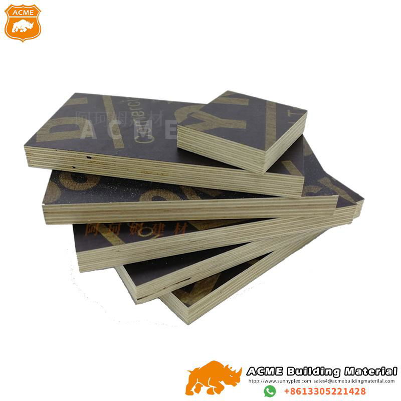 cheap price film faced plywood high quality for construction 3