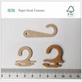 Recycled Kraft paper hook fastener for socks, gloves, paper hanger