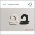 eco paper hook, papercard made sock fastener(recyclable)FSC Paper hanger