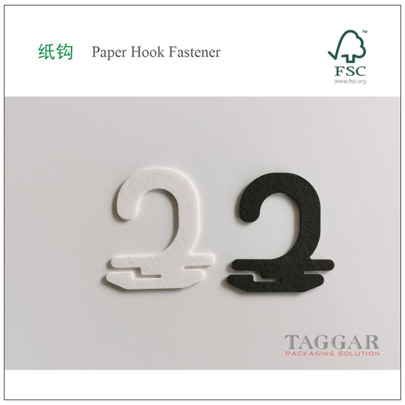 eco paper hook, papercard made sock fastener(recyclable)FSC Paper hanger 5
