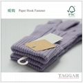 eco paper hook, papercard made sock fastener(recyclable)FSC Paper hanger 10