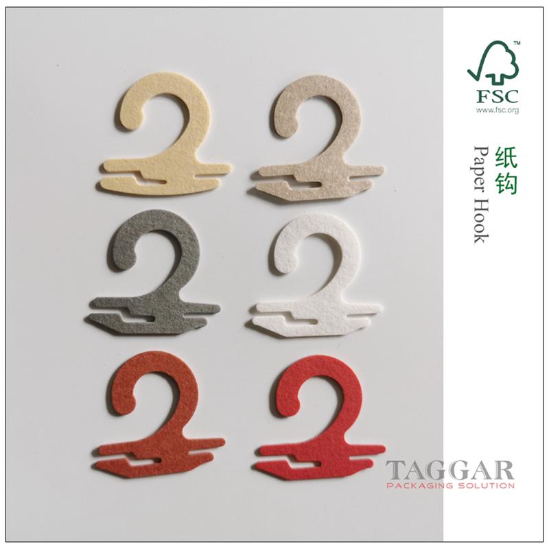 FSC eco paper hook, papercard sock fastener(recyclable)Hanger 4