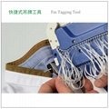 GRS Garment recycled hangtag string lock loop cord for use with tagging machine