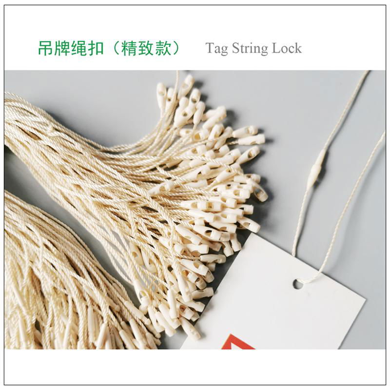 Premium Hang Tag String lock loop cord tach 4