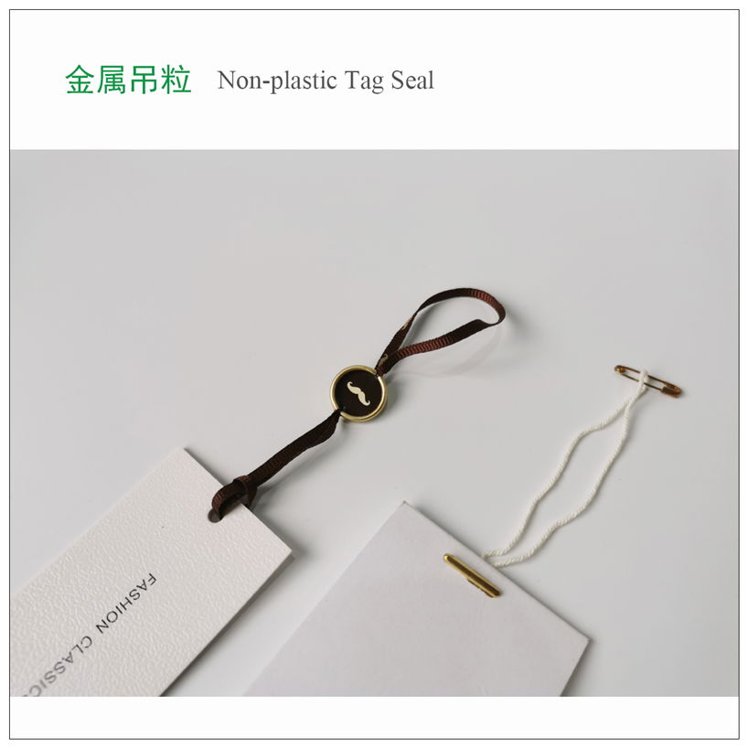 Non-plastic metal tag seal cord eco-friendly string lock 2