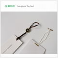 Non-plastic metal tag seal cord eco-friendly string lock pin