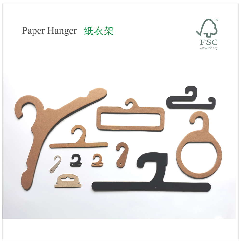 eco paper hook, papercard made sock fastener(recyclable)FSC Paper hanger 5