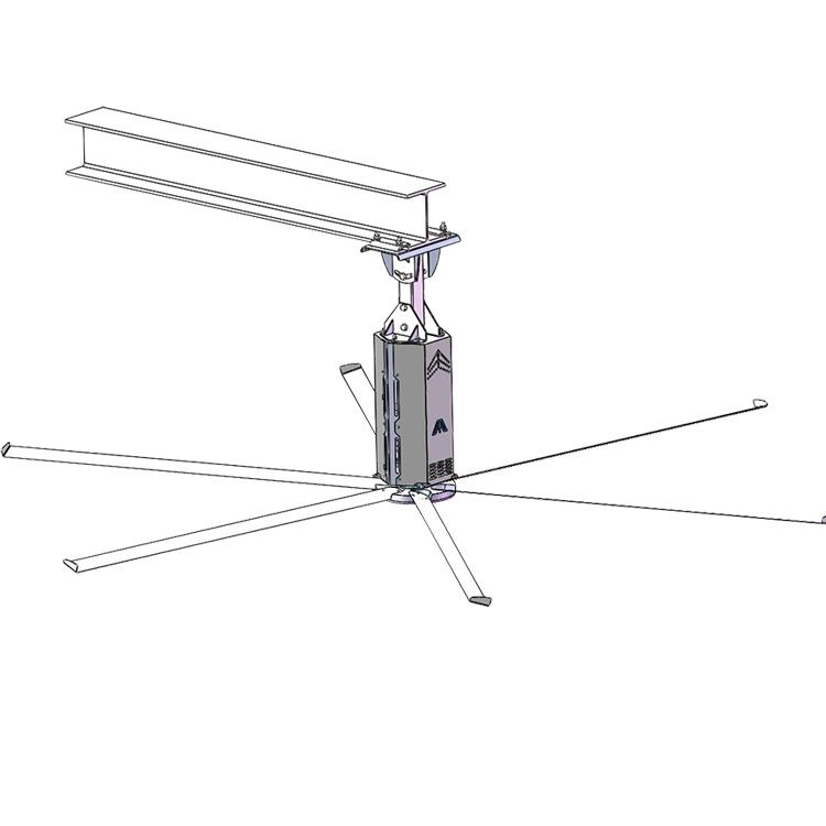 High Speed Chinese Laege Industrial DC Ceiling Fan 2