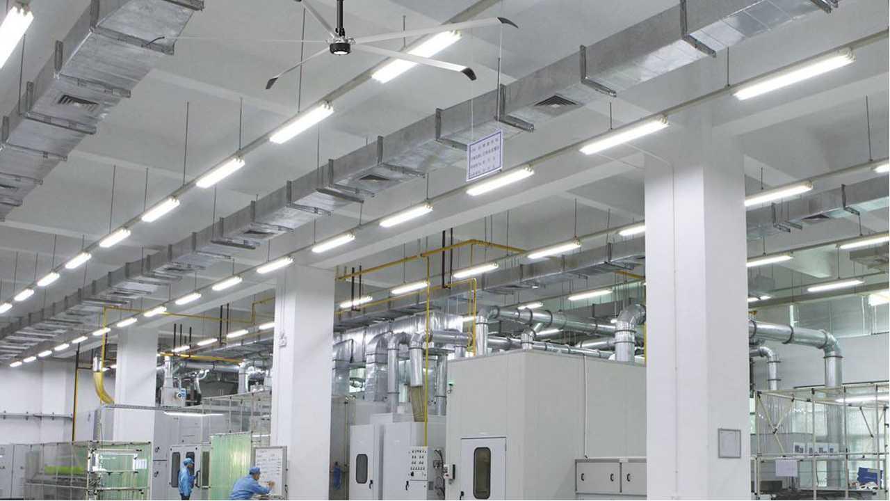 3.61M Large HVLS Industrial Energy Saving DC Brushless Ceiling Fan 4