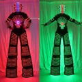 LED kryoman robot costume with digital