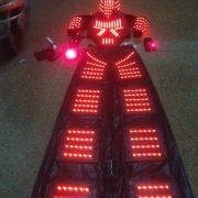 LED lighting stilt walker kryoman robot suits/costumes 3