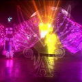 LED lighting butterfly dancing dress