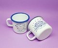 Enamel cup  Enamel mug processing custom