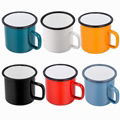 Enamel cup  Enamel mug  Custom color 1