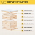 Beekeeping Equipment Double Layers Deep Frames Langstroth Beehive Wooden Bee Hiv 1