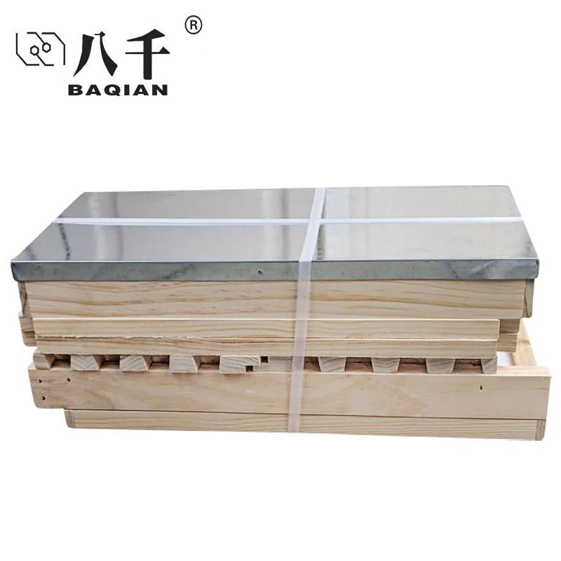 BAQIAN Beekeeping Equipment Single Beehive Box Wooden Bee Hive