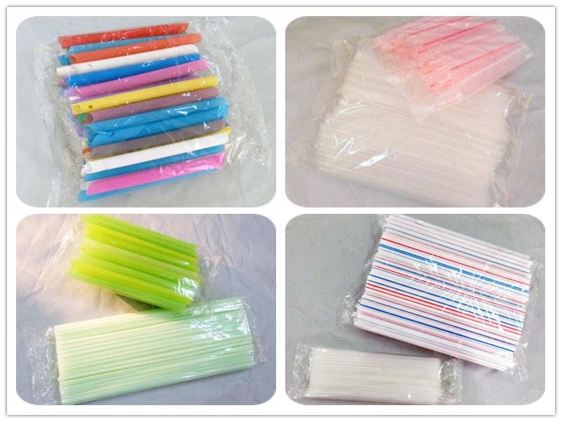 Automatic Counting Plastic Paper Group Drinking Straw Packing Machine 2