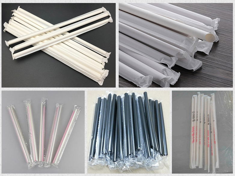 single Drinking Straws automatic packing Machine 2