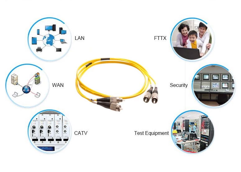 G652 fiber 3.0mmm fiber optic patch cord fiber optic internet 5