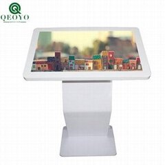 qeoyo 55 Inch Multi Horizontal Standing Advertising Display Player Touch Screen 