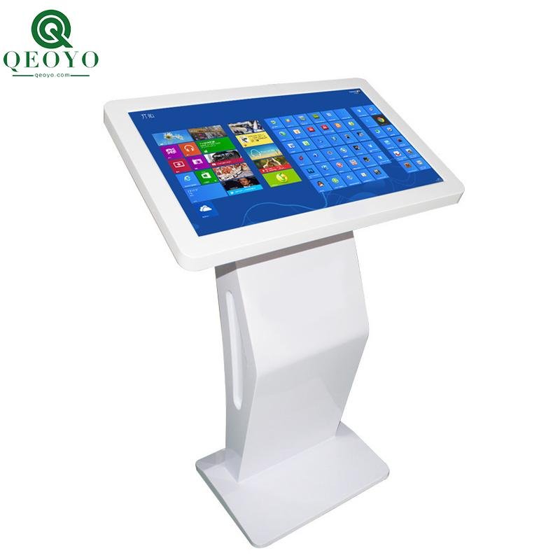 qeoyo  LCD Advertising Touch Screen Kiosk Advertising Player Horizontal Query  3