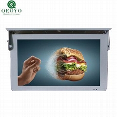 qeoyo vehicle advertising machine bus lcd advertising player with solution 