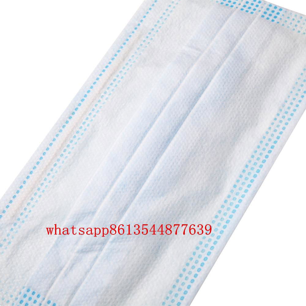 50pcs 3-Ply Disposable Face Mask with Elastic Earloop Blue