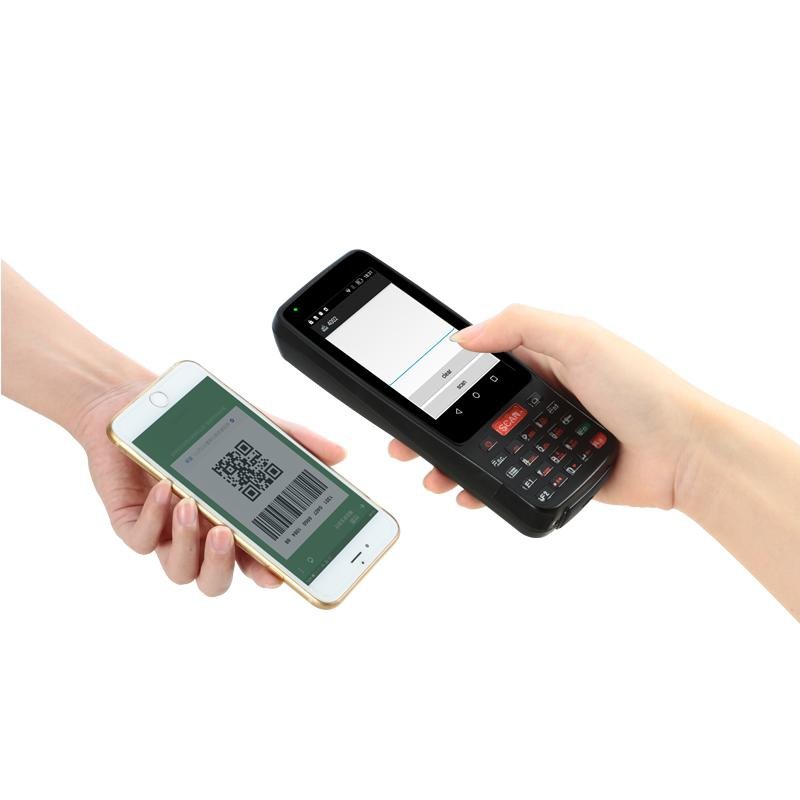 Portable handheld NFC reader barcode scanner PDA