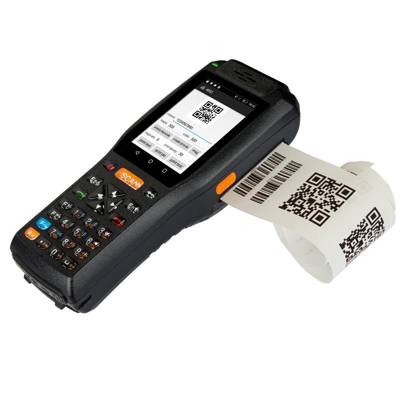 Handheld Data collector Terminal Android R   ed Industrial 2D barcode scanner PD 4