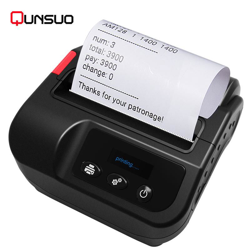 Android OLED display handheld 80mm thermal printer 4