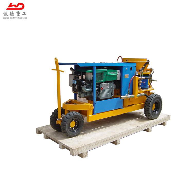 Dry-mix 9m3/h Shotcrete Machine Concrete Gunite 3