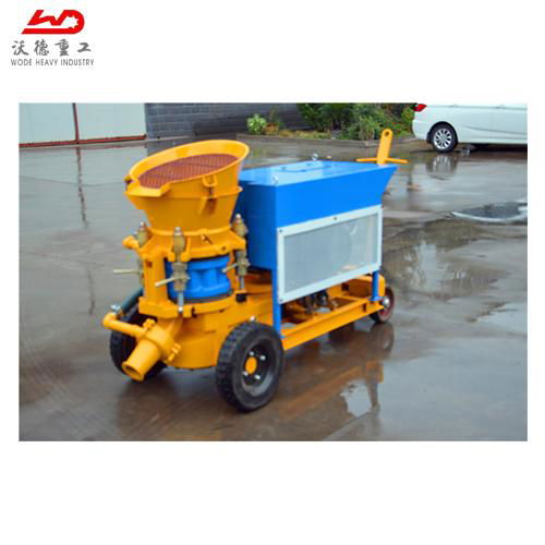 Tunnel construction used dry shotcrete machine 3