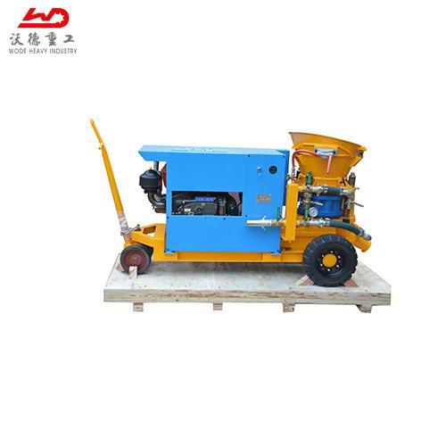 Tunnel construction used dry shotcrete machine 4