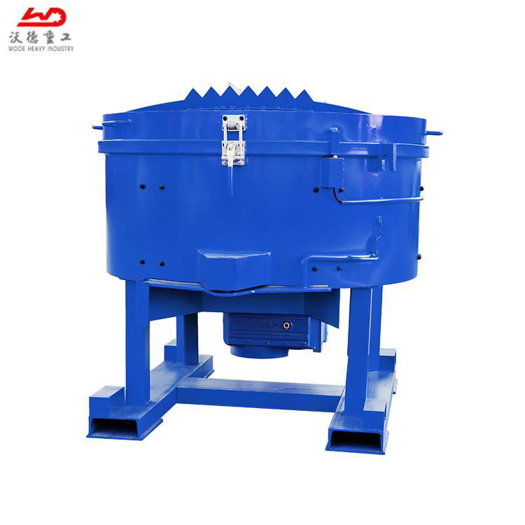 China brand 500kg mortar refractory material mobile pan mixer 4