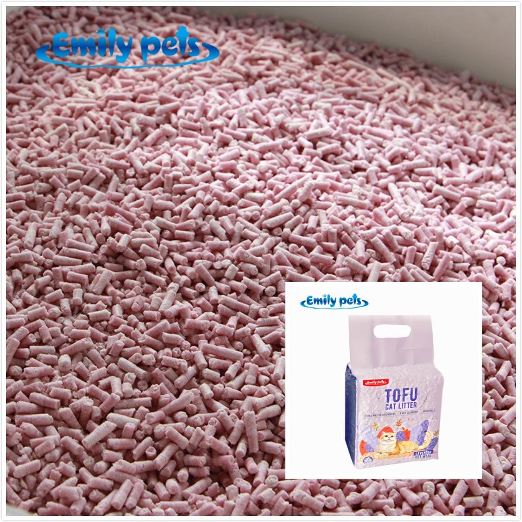 Natural Clumping Absorbent Flushable Tofu Litter Replace Silica Gel Cat Litter